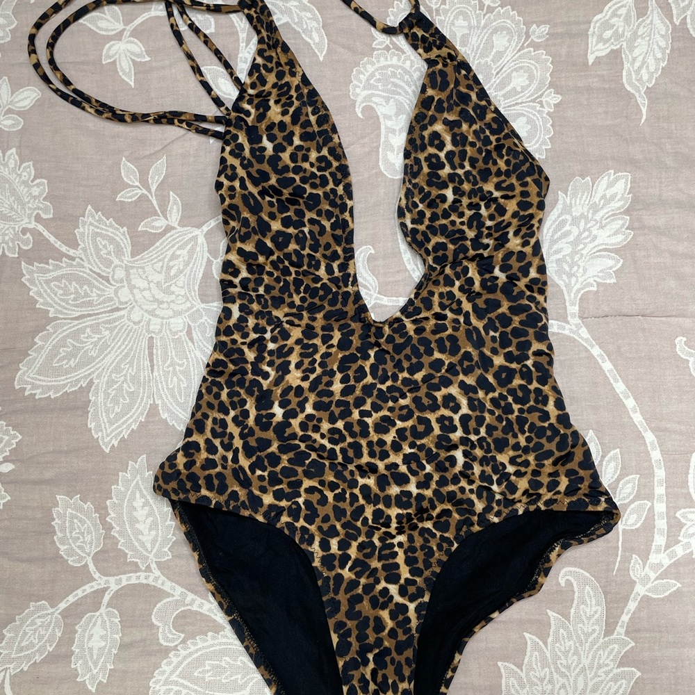 ASOS LEOPARD SWIMSUIT